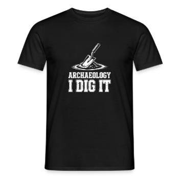 Archäologie Ich grabe es aus - Männer T-Shirt - Schwarz - Vorne - AI Model Male 178 light (178cm)