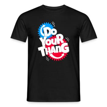 Faites votre thang - T-shirt homme - noir - Devant - AI Model Male 178 light (178cm)