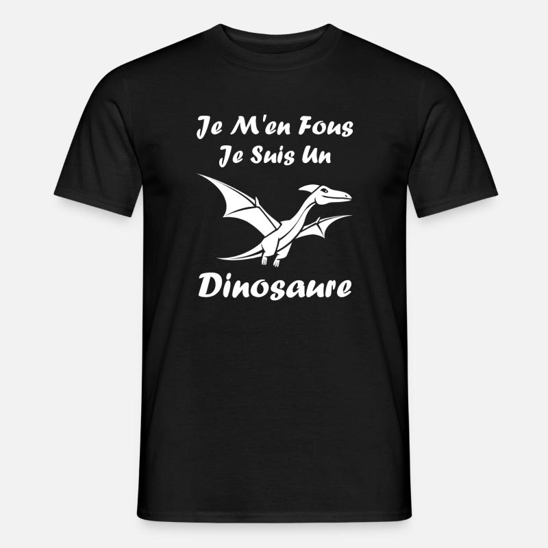 Luftdinosaurier-Haltung - Männer T-Shirt - Schwarz