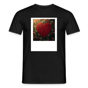 Untitled_design_2 - Men's T-Shirt - black - Front - AI Model Male 178 light (178cm)