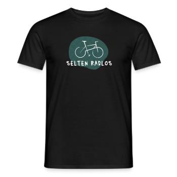 Rarement sans vélo – Un drôle de dicton pour les cyclistes - T-shirt homme - noir - Devant - AI Model Male 178 light (178cm)
