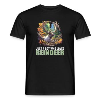 Renne Renne - T-shirt homme - noir - Devant - AI Model Male 178 light (178cm)