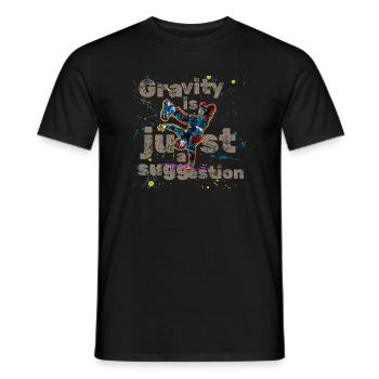 Breakdance Street Style B-Boy Battle Tee - Men's T-Shirt - black - Front - AI Model Male 178 light (178cm)
