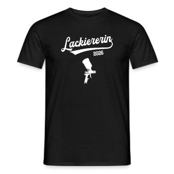 Lackiererin 2026 Ausbildung Prüfung Lackierer - Männer T-Shirt - Schwarz - Vorne - AI Model Male 178 light (178cm)