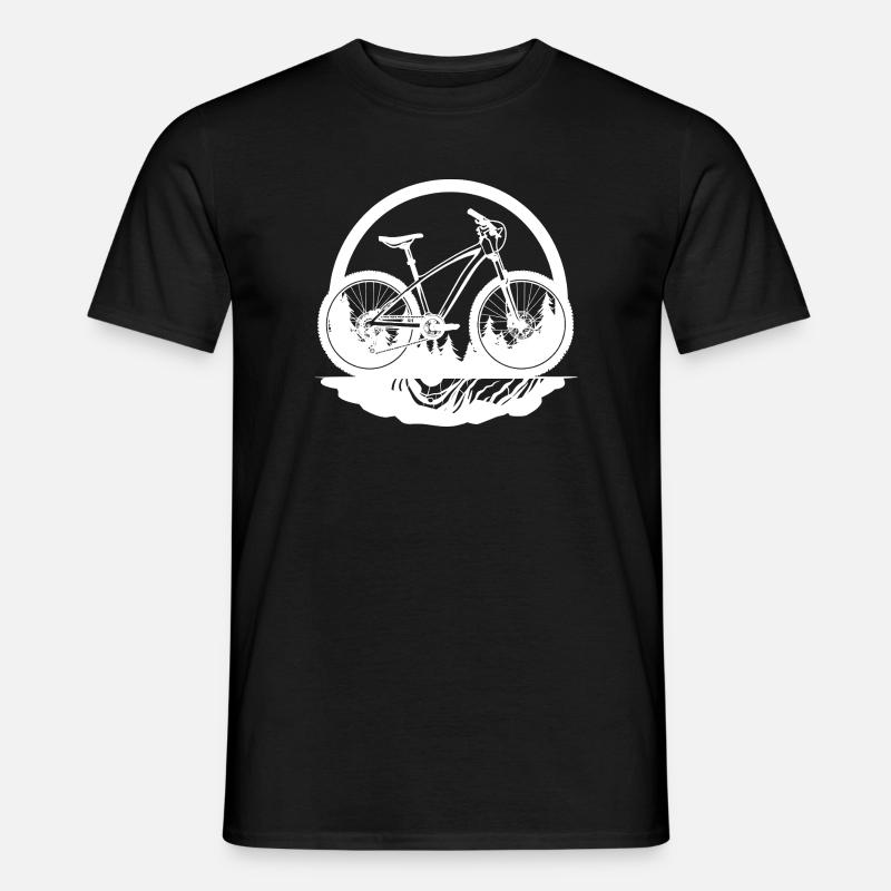 Mountainbiken - Männer T-Shirt - Schwarz
