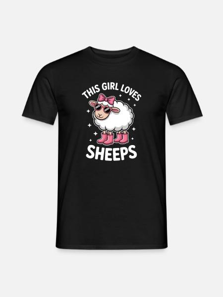 Sheep Sayings Sheep Funny Sheep Gift - Men's T-Shirt - black