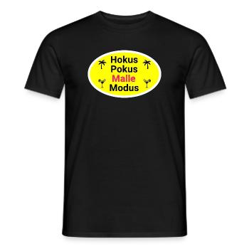 Hocus Pocus Malle Mode Tropical Mallorca - Men's T-Shirt - black - Front - AI Model Male 178 light (178cm)
