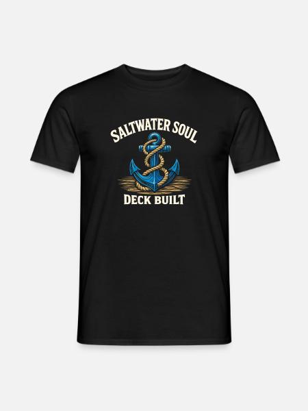 Seemannschaftsgeschenk Für Deckhand Ocean Work - Männer T-Shirt - Schwarz