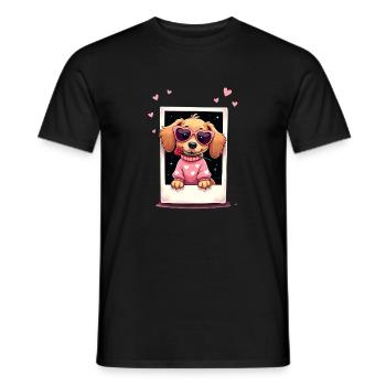 Dackel Dachshund Tekel - Männer T-Shirt - Schwarz - Vorne - AI Model Male 178 light (178cm)