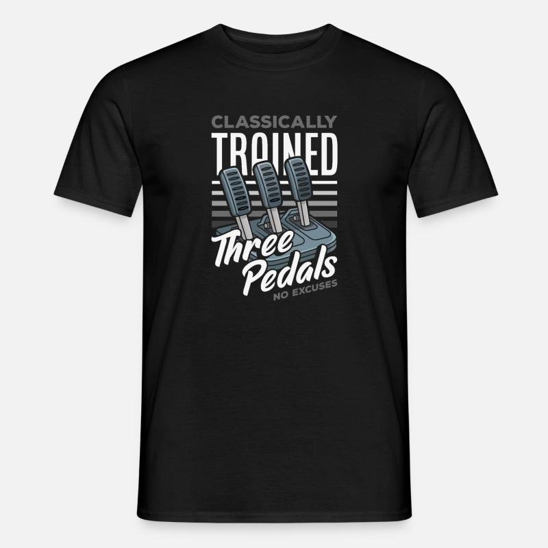 Manual car, classically trained - Men’s T-shirt - black