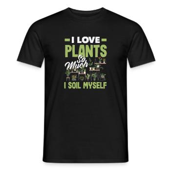 I Love Plant Lover Plants Succulent Garden - Männer T-Shirt - Schwarz - Vorne - AI Model Male 178 light (178cm)