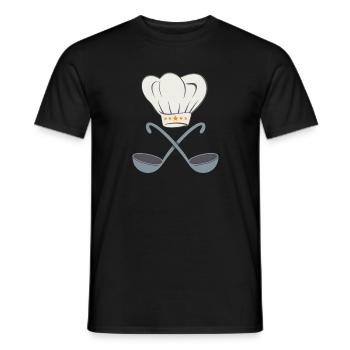Toque - Men's T-Shirt - black - Front - AI Model Male 178 light (178cm)