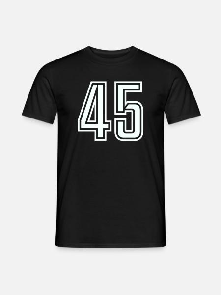 45 - T-shirt homme - noir