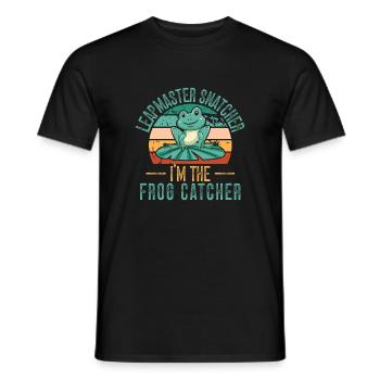 Frog Catcher Leapmaster Snatcher Frog - Männer T-Shirt - Schwarz - Vorne - AI Model Male 178 light (178cm)