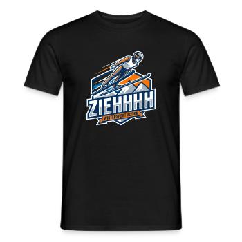 Vol de saut à ski Ziehhhh à travers le stade - T-shirt homme - noir - Devant - AI Model Male 178 light (178cm)