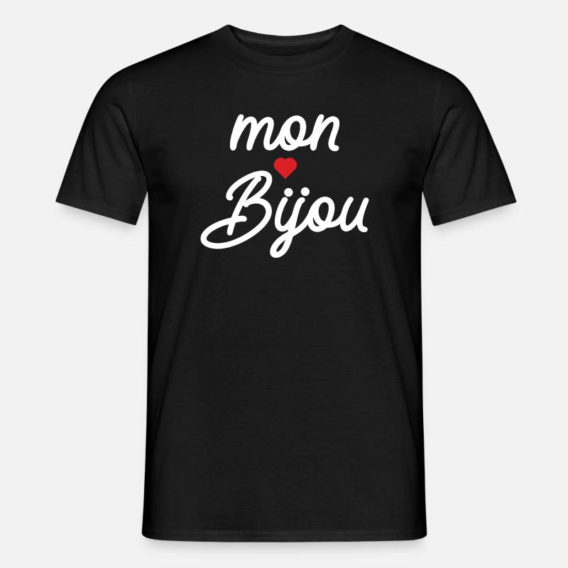 Mein Juwelenherz-Skript - Männer T-Shirt - Schwarz