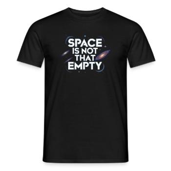 Astronomer Galaxy Outerspace Universe Astronomy - Men's T-Shirt - black - Front - AI Model Male 178 light (178cm)