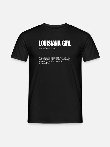 Louisiana Girl Rhythm Tee - Men's T-Shirt - black