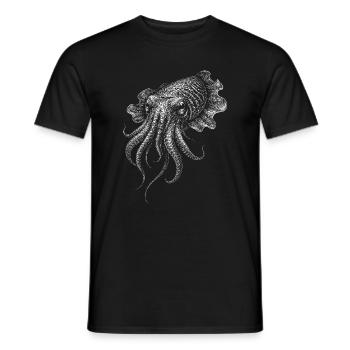 Sepia - Men's T-Shirt - black - Front - AI Model Male 178 light (178cm)