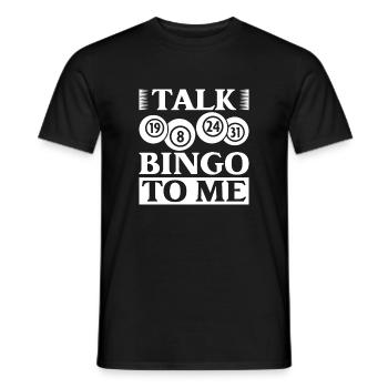 Joueur de bingo parle Bingo Me Bingo Bingo - T-shirt homme - noir - Devant - AI Model Male 178 light (178cm)