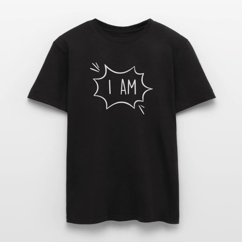 I Am: Powerful Comic Speech Bubble Men's T-shirt