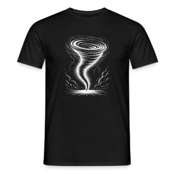 Tornado Sprüche Tornados Lustiges Tornado Geschenk - Männer T-Shirt - Schwarz - Vorne - AI Model Male 178 light (178cm)