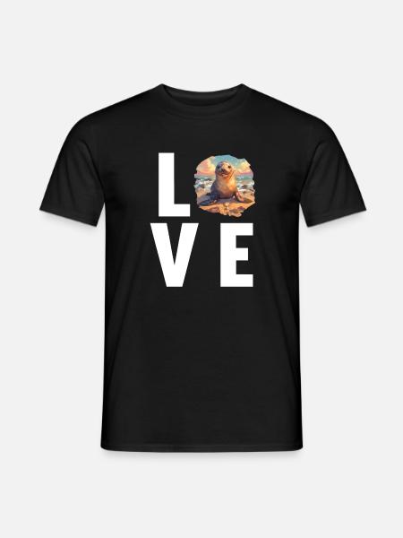 Sea Lions Sea Lion - Men's T-Shirt - black