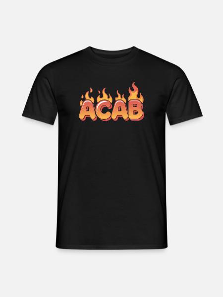 ACAB - Anti-Cops Tee - Men's T-Shirt - black