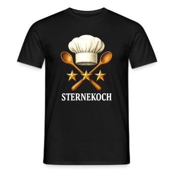 Star Chef Meilleur Chef Cadeau Cuisine Costume Chef - T-shirt homme - noir - Devant - AI Model Male 178 light (178cm)
