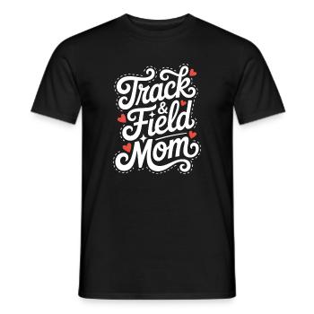 Dictions sportives Don d’Athlétisme - T-shirt homme - noir - Devant - AI Model Male 178 light (178cm)