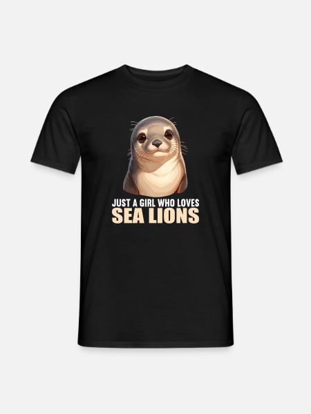 Sea Lions Sea Lion - Men's T-Shirt - black