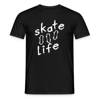 Patin - T-shirt homme - noir - Devant - AI Model Male 178 light (178cm)