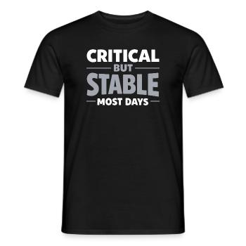 Intensivpflegesanitäter Advanced Emt Als Identity - Männer T-Shirt - Schwarz - Vorne - AI Model Male 178 light (178cm)