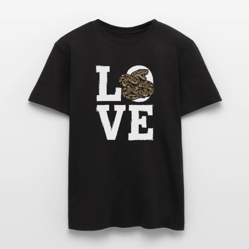 Les serpents rois Python ADORENT les pythons de terrarium T-shirt homme