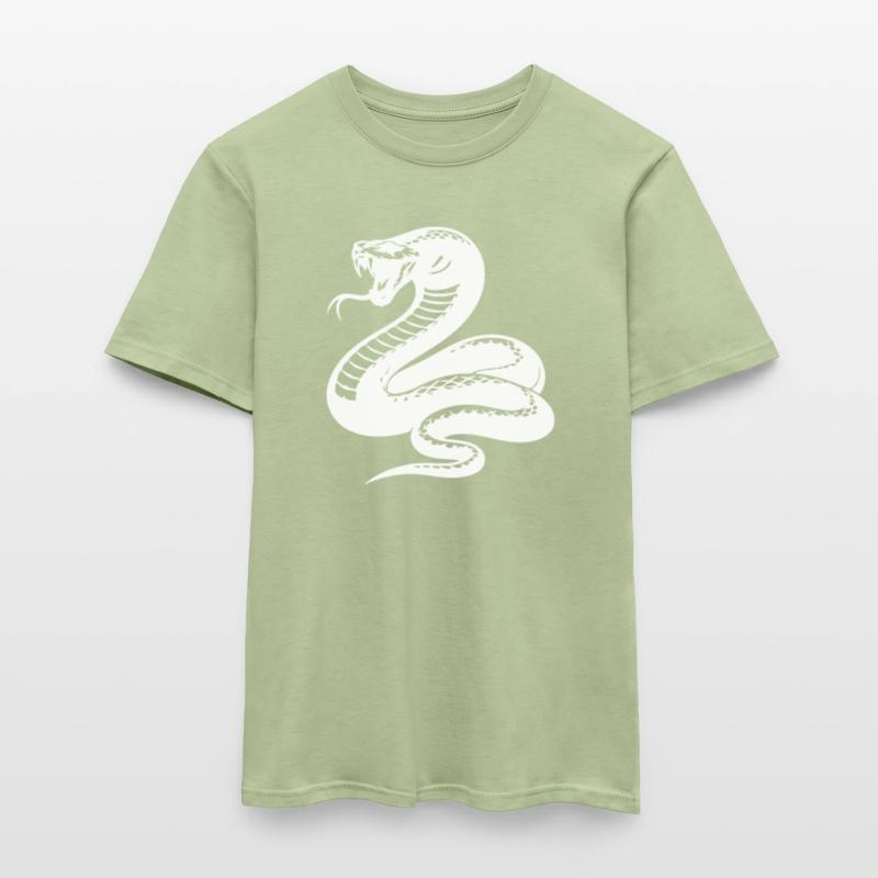 Silhouette du python serpent T-shirt homme