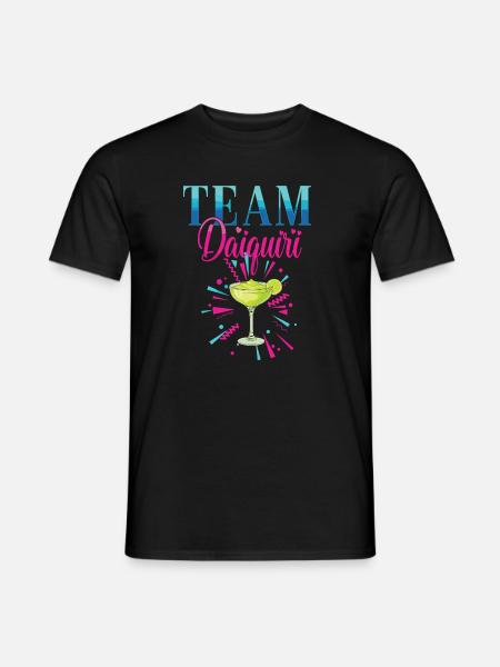 Junggesellinnenabschied Cocktail Team Daiquiri - Männer T-Shirt - Schwarz