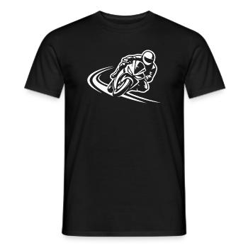 Curve hunter - Men's T-Shirt - black - Front - AI Model Male 178 light (178cm)