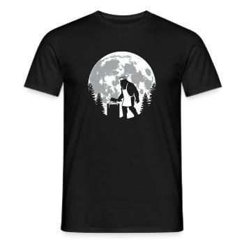 Grand-Pied, Boucher - T-shirt homme - noir - Devant - AI Model Male 178 light (178cm)