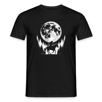 Bigfoot Équitation - T-shirt homme - noir - Devant - AI Model Male 178 light (178cm)
