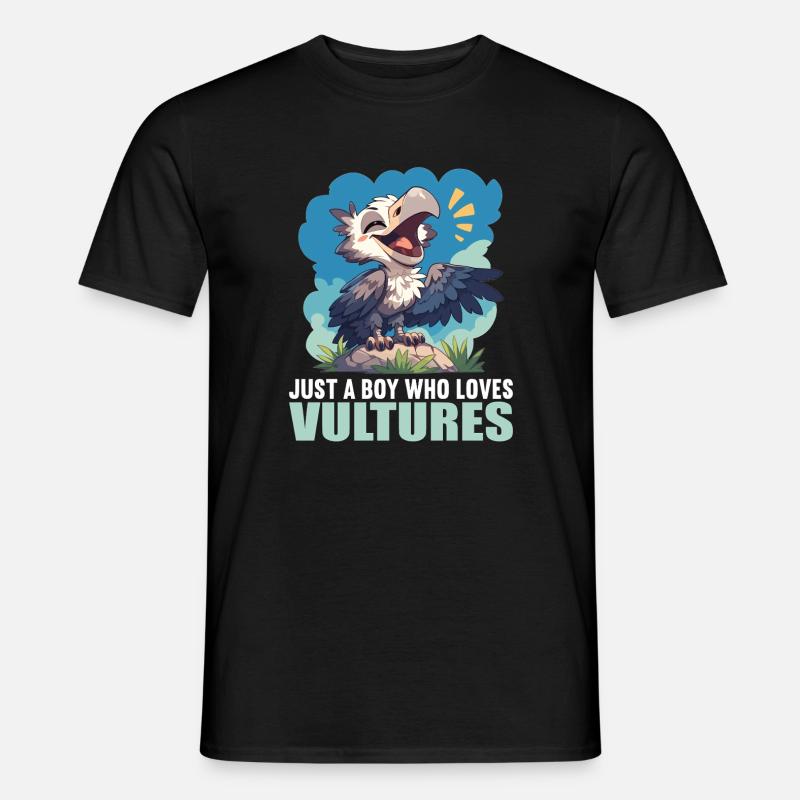 Geier - Männer T-Shirt - Schwarz