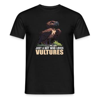 Vautour - T-shirt homme - noir - Devant - AI Model Male 178 light (178cm)