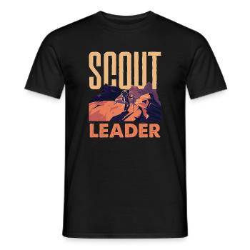 Pfadfinderleiter Scouting Troop Leader Hobby - Männer T-Shirt - Schwarz - Vorne - AI Model Male 178 light (178cm)