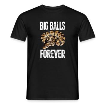 King Python Snakes Lover Terrarium Python - Men's T-Shirt - black - Front - AI Model Male 178 light (178cm)