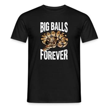 King Python Snakes Lover Terrarium Python - Men's T-Shirt - black - Front - AI Model Male 178 light (178cm)
