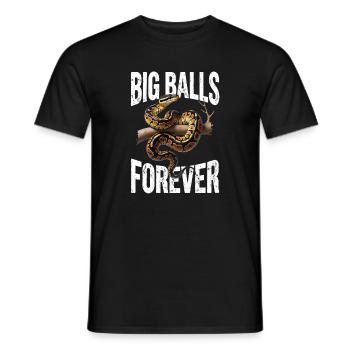 King Python Snakes Lover Terrarium Python - Men's T-Shirt - black - Front - AI Model Male 178 light (178cm)