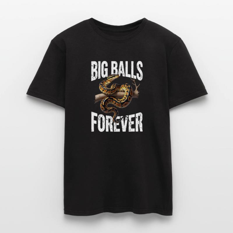 Königspython Schlangen Liebhaber Terrarium Python Männer T-Shirt