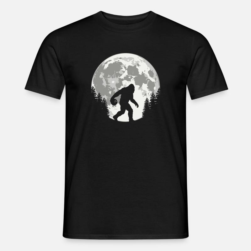 Bigfoot Bowling - Männer T-Shirt - Schwarz
