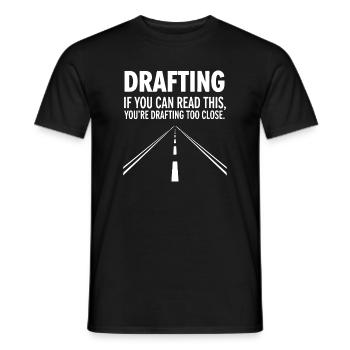 Drafting Roadway Tee - Männer T-Shirt - Schwarz - Vorne - AI Model Male 178 light (178cm)