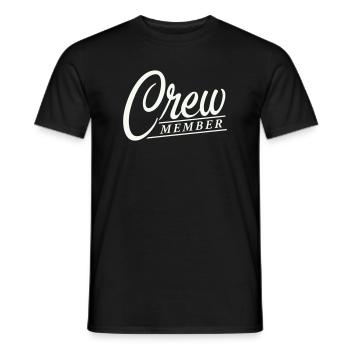 membre d’équipage - T-shirt homme - noir - Devant - AI Model Male 178 light (178cm)