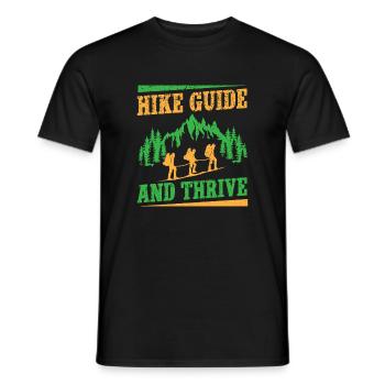 Girl Scout Leader Hike Guide & Thrive Scout - Männer T-Shirt - Schwarz - Vorne - AI Model Male 178 light (178cm)